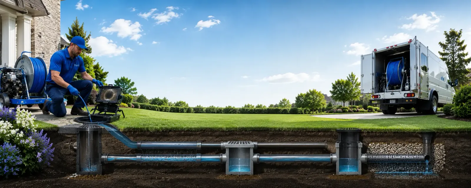 Outdoor drain cleaning information for Negaunee, MI
