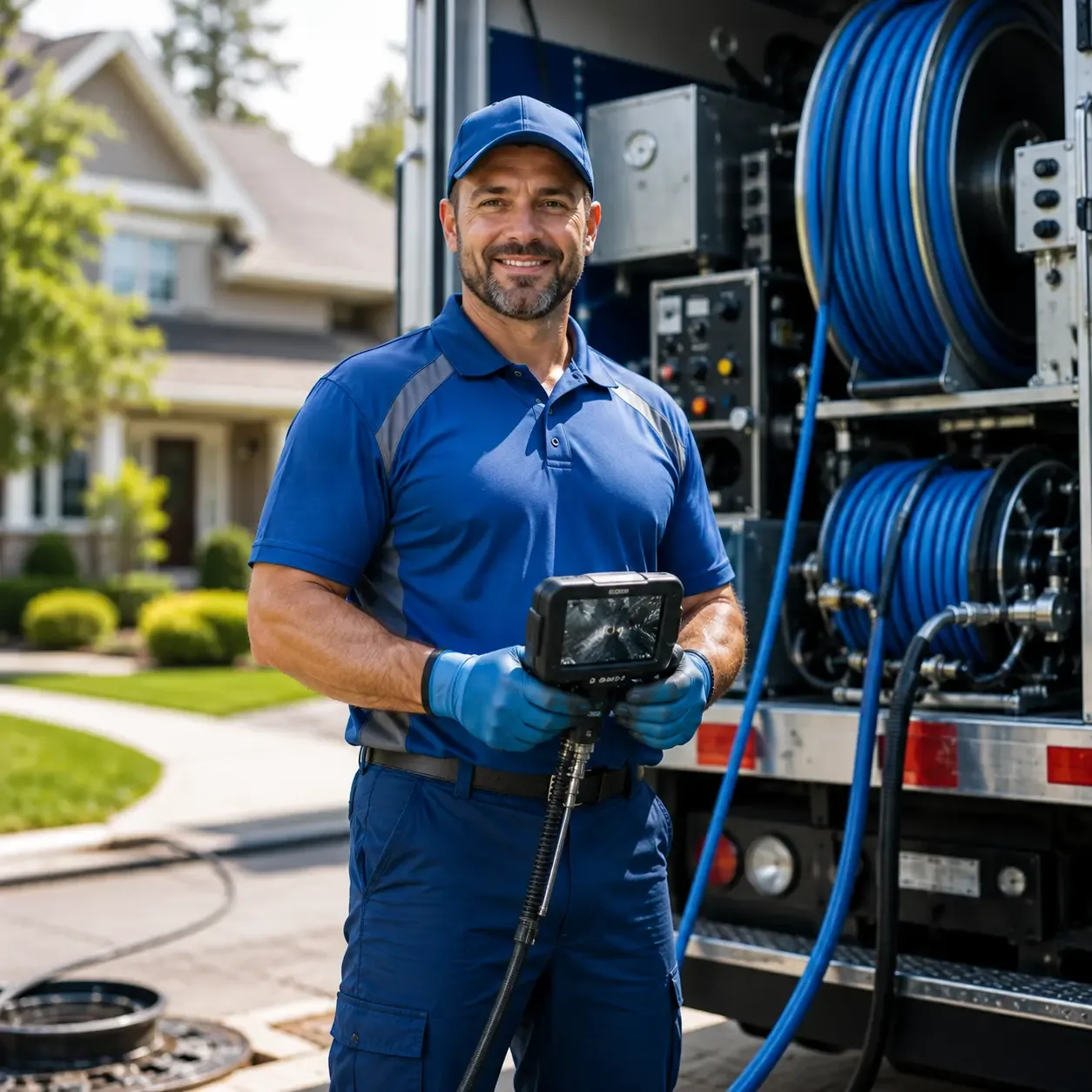 Local outdoor drain cleaning specialists in Negaunee, MI